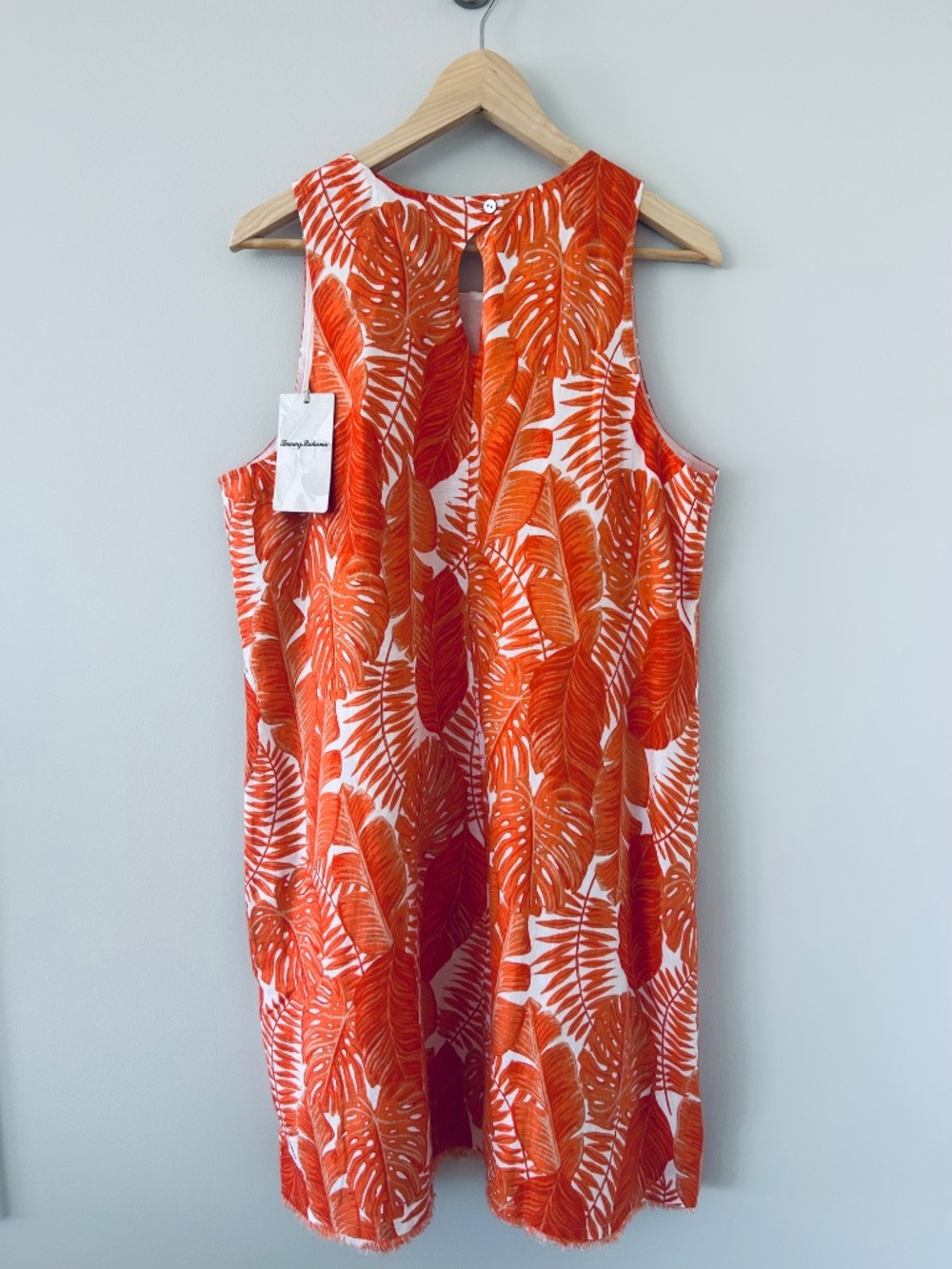 Tommy Bahama Sport Fondly Fan Linen Dress XL - Picture 2 of 5